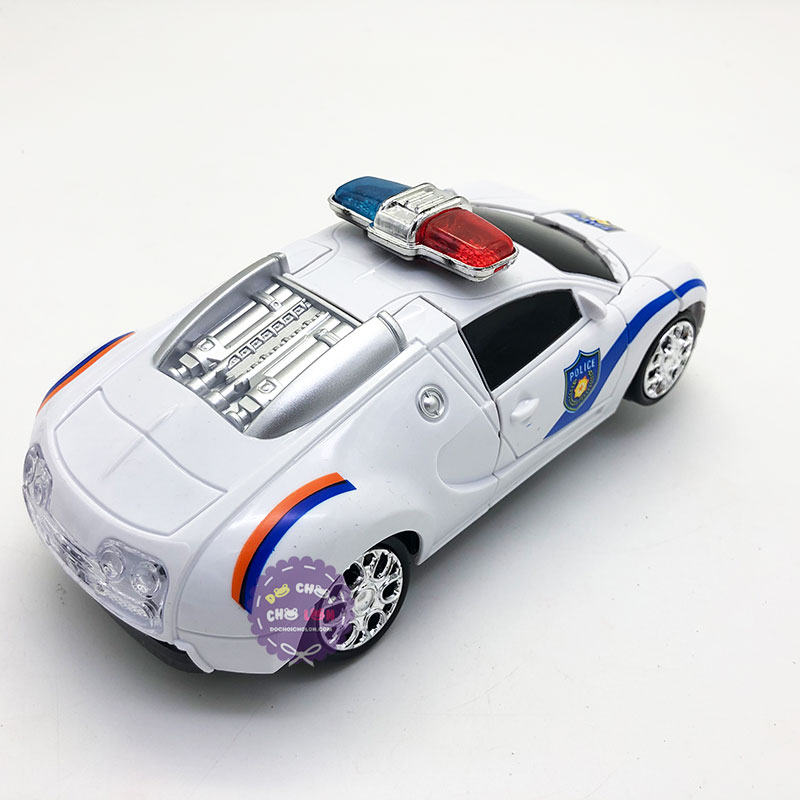 Hộp đồ chơi xe cảnh sát biến hình Robot Mech Pioneer có đèn ...