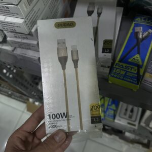 Cáp sạc nhanh 100W Dudao L3 USB ra Lightning dài 200mm///DL///4