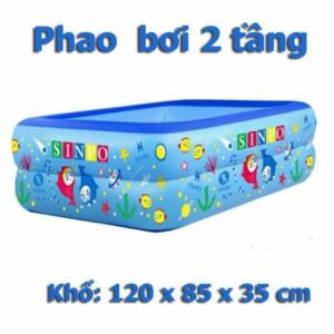 Bể Bơi Bơm Hơi 2 Tầng (120 x 85 x 35cm)