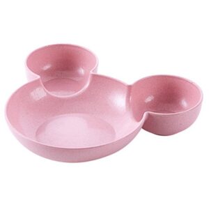 Chén/ Khay ăn dặm Mickey Lúa Mạch 3 Ngăn///DL///1