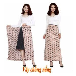 váy chống nắng vải dù nhiều màu///DL (giao màu ngẫu nhiên