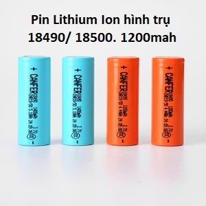 Pin Lithium Ion hình trụ 18490/ 18500. 1200mah