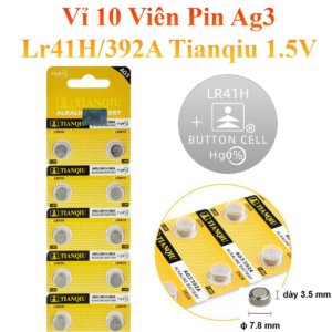Pin AG3/ 392A Mini (Vỉ 10 Viên)