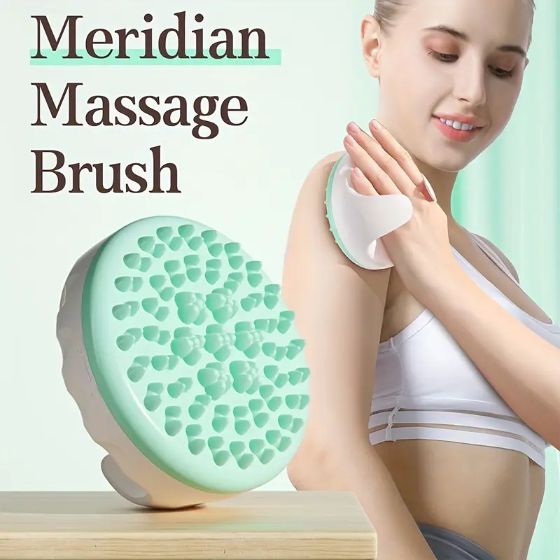 1x bàn chải massage meridian tẩy tế bào chết toàn thân tiện dụng ...
