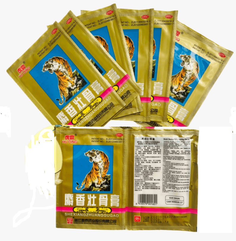 Miếng dán giảm đau con cọp 5 Chữ/ 7 Chữ (20 miếng)