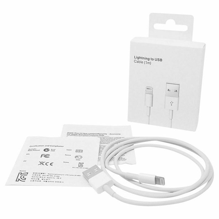 Cáp lighting to USB hộp nguyên seal - Dây cáp sạc iPhone, iPad Thương hiệu OEM | DiDongVietNam.com