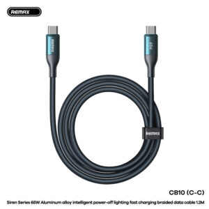 Cáp sạc nhanh 65W Remax CB10 C-C (2 đầu Type-c)