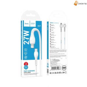 Cáp Sạc nhanh 27W Hoco X37 Type-c Ra Lightning