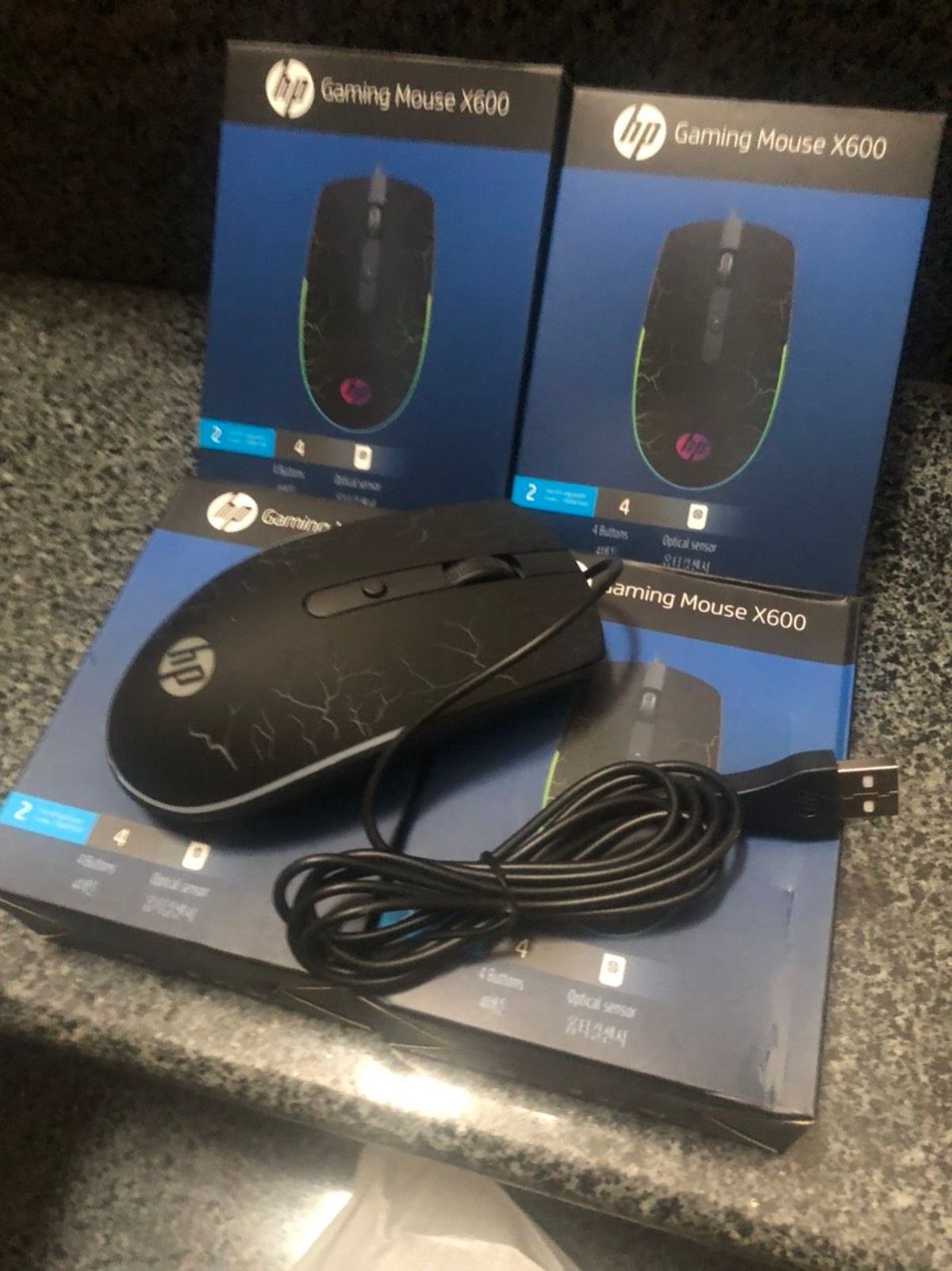 Chuột Có Dây HP Gaming Mouse X600 Có Led Giá Sỉ