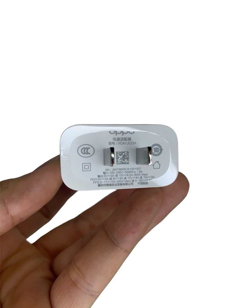 Adapter Sạc Siêu Nhanh Super VOOC 2.0 65W Cho OPPO | Phukienoppo.com