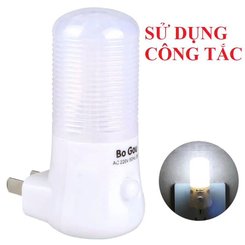 Đèn ngủ bogou công tắc 3w siêu sáng và tiện lợi (Trắng - Vàng) | Shopee Việt Nam