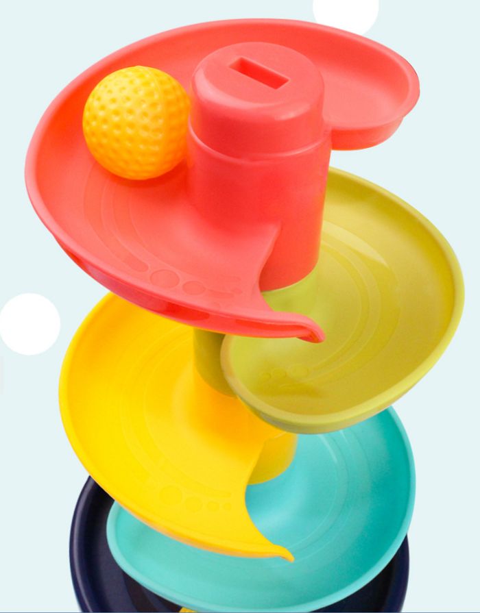 Đồ chơi 4 tầng cho bánh xoay hình thú cho bé