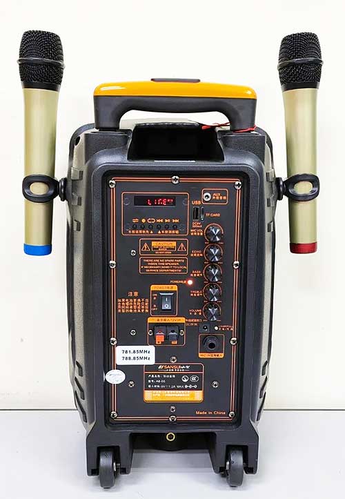 Loa kéo Sansui A8-66, loa du lịch cỡ nhỏ