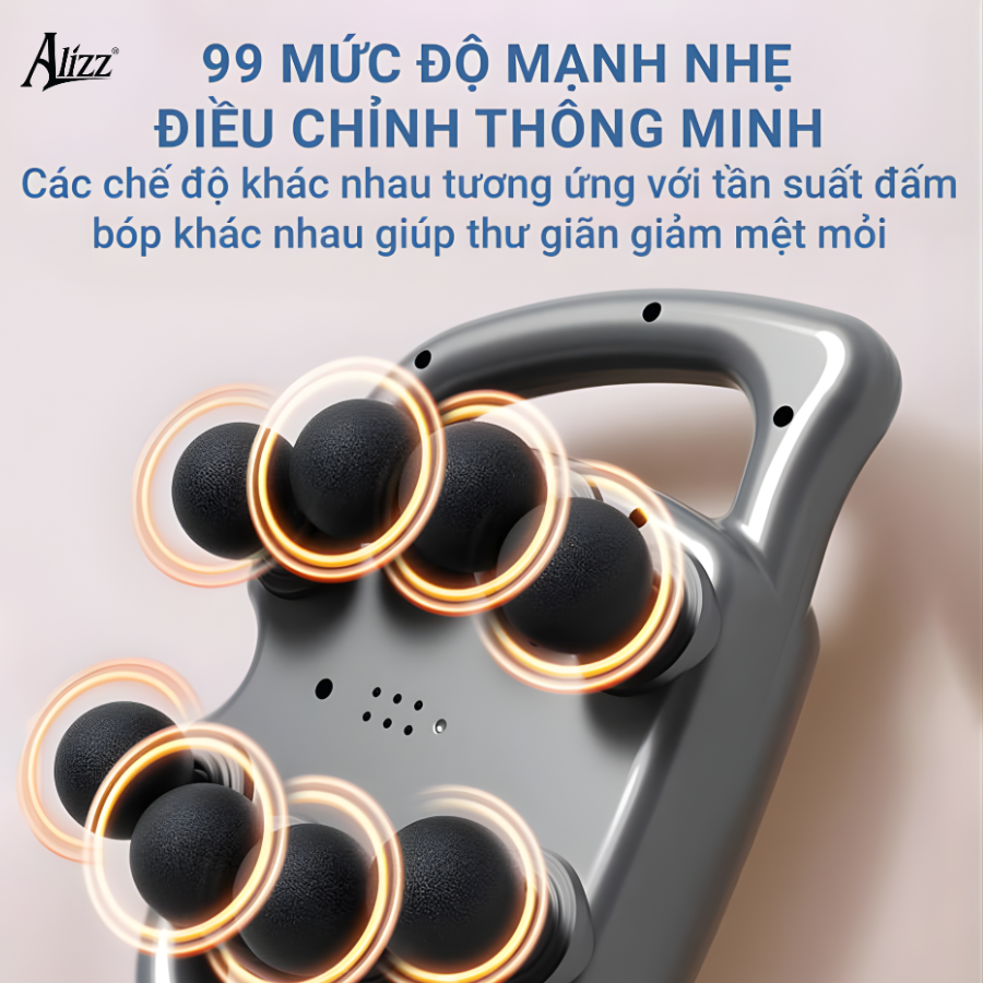 Máy massage toàn thân đa năng 8 đầu ALIZZ AL-14487
