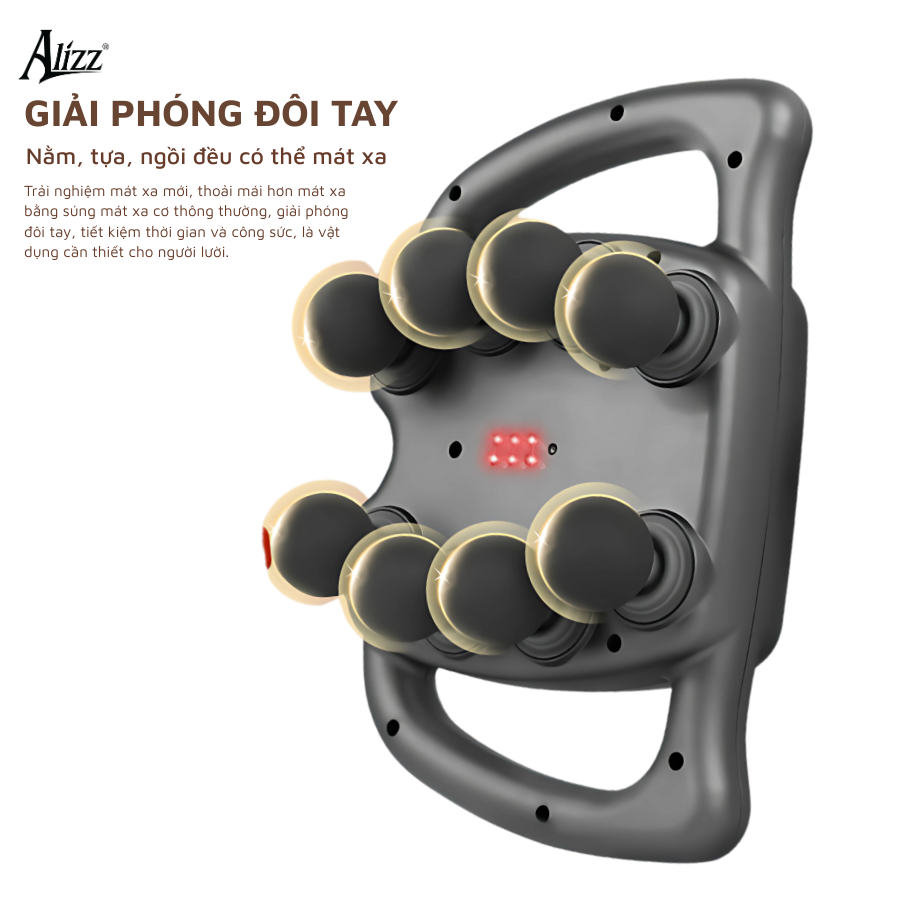 Máy massage toàn thân đa năng 8 đầu ALIZZ AL-14487