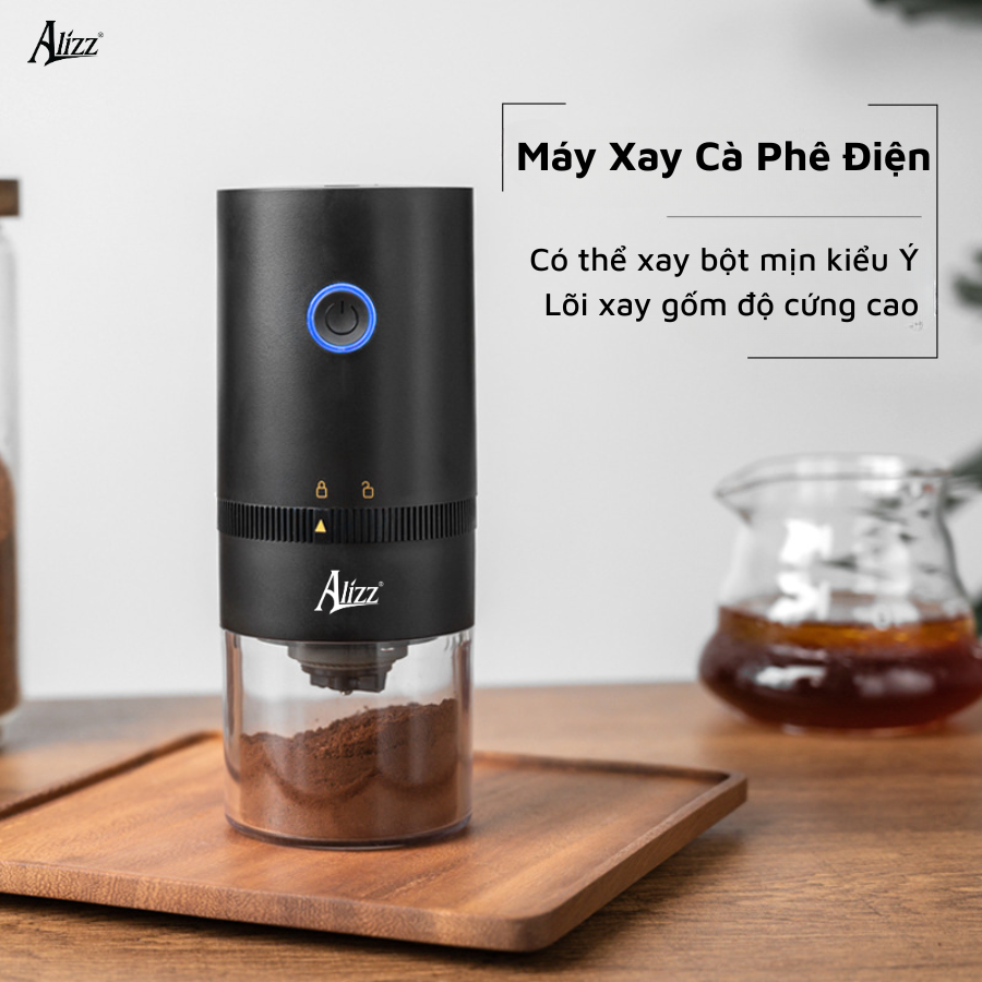Máy xay hạt cà phê mini ALIZZ AL-14496