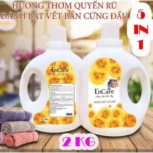 Can Nước Giặt Xả 2KG Encare 5in1
