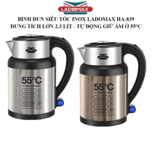 Ấm Siêu Tốc tự động giữ ấm Ladomax HA-839