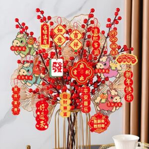 Set phụ kiện trang trí tết 36 món