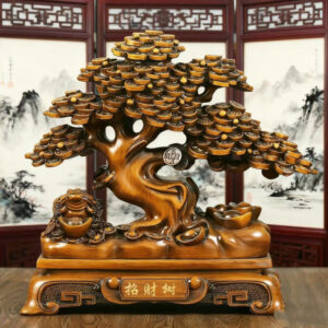 Cây Kim Tiền Phát Tài Phong Thủy Trang Trí Tết 24cm