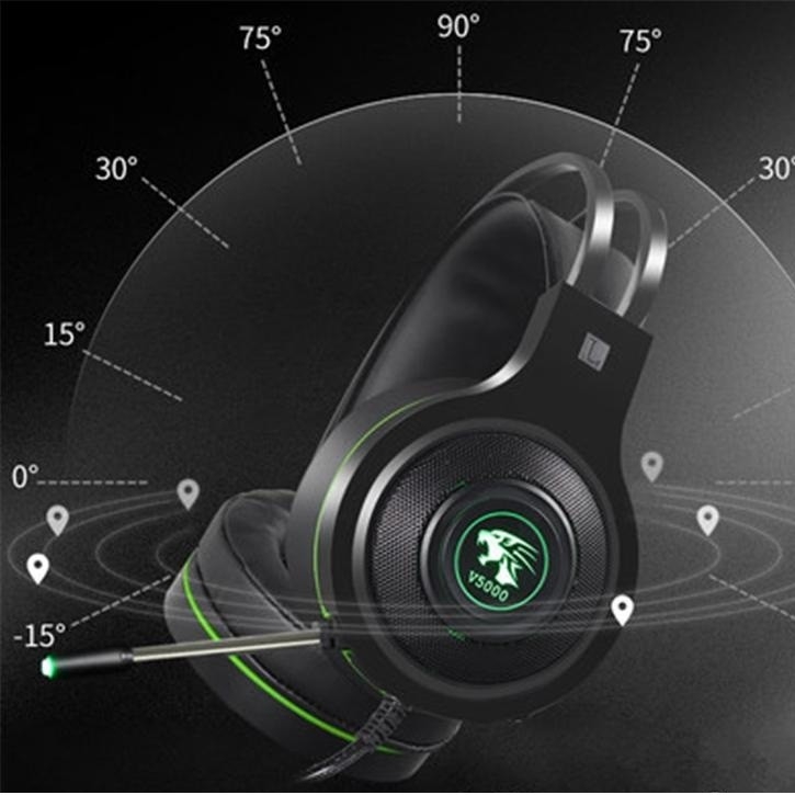 HEADPHONE V-5000 JACK USB+3.5 CHUYÊN GAME