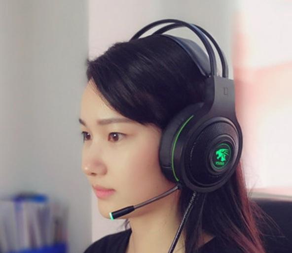 HCM) Tai Nghe Chuyên Game V5000 Siêu Đẹp Âm Siêu Hay (Led 7 màu cực đẹp ) Cổng  USB + 3.5mm | Lazada.vn