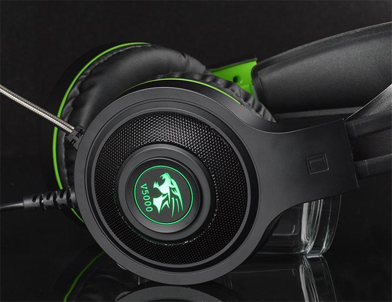 HCM) Tai Nghe Chuyên Game V5000 Siêu Đẹp Âm Siêu Hay (Led 7 màu cực đẹp ) Cổng  USB + 3.5mm | Lazada.vn