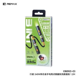 Cáp sạc nhanh dữ liệu 240W 3in1 Remax CB21 (C-C) 2 đầu type-c