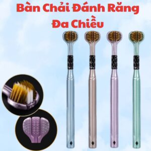 Set 4 Bàn Chải Đánh Răng 3 Mặt
