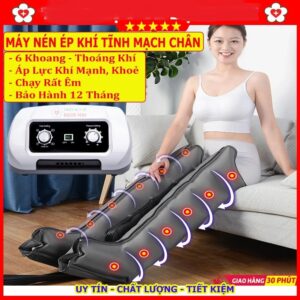 Máy nén ép Trị Suy Giãn Tĩnh Mạch xoa bóp áp lực hơi (2 chân). Hàng đặt trong ngày