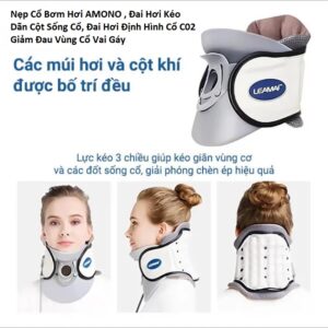 Đai Hơi Kéo Dãn Cổ, Nẹp Cổ, Định Hình Cổ LEAMAI CO2. hàng đặt trong ngày