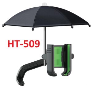Kẹp Điện Thoại Gắn Xe Kèm Dù Mini HT-509