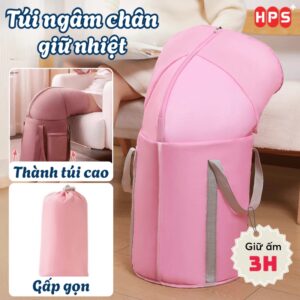 Túi ngâm chân giữ nhiệt túi ủ ấm có thể gấp gọn