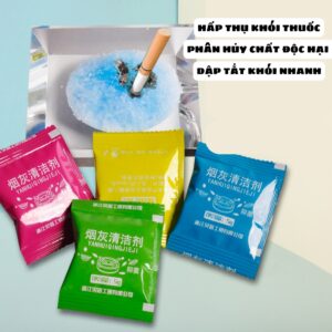 Dung dịch vệ sinh gạt tàn, Gói bột dập tàn thuốc lá