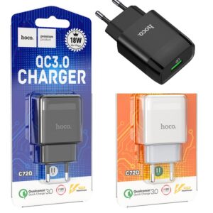 Cóc Sạc Nhanh 18W = 3.0 Hoco C72Q (cổng USB)