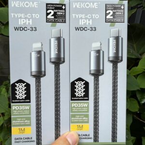 Cáp sạc nhanh 35W Wekome WDC-33 Type ra Lightning iph. BP