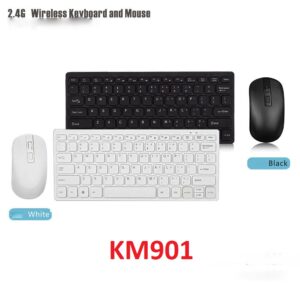 Bàn phím+Chuột máy vi tính không dây mini KM901