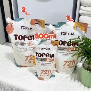 Nước Giặt Xả Sắc Hương Top Gia 2in1 Túi 2L