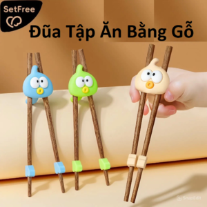 Đũa Tập Ăn Cho Trẻ Bằng Gỗ