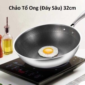 Chảo Tổ Ong (Đáy Sâu) 32cm