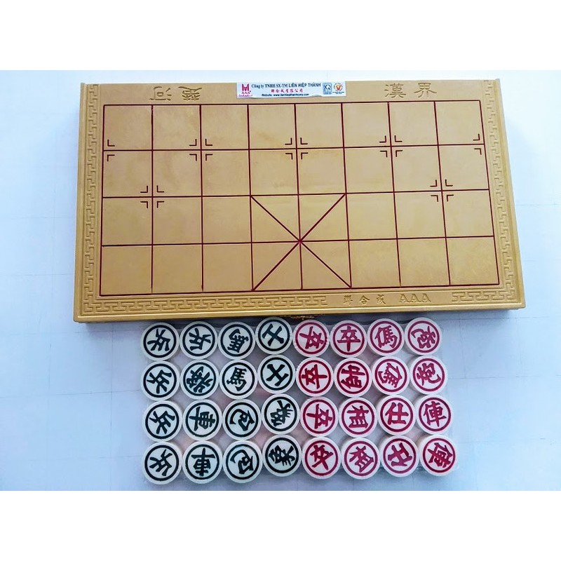 Bộ cờ tướng bàn nhựa kích thước bàn 27x27cm