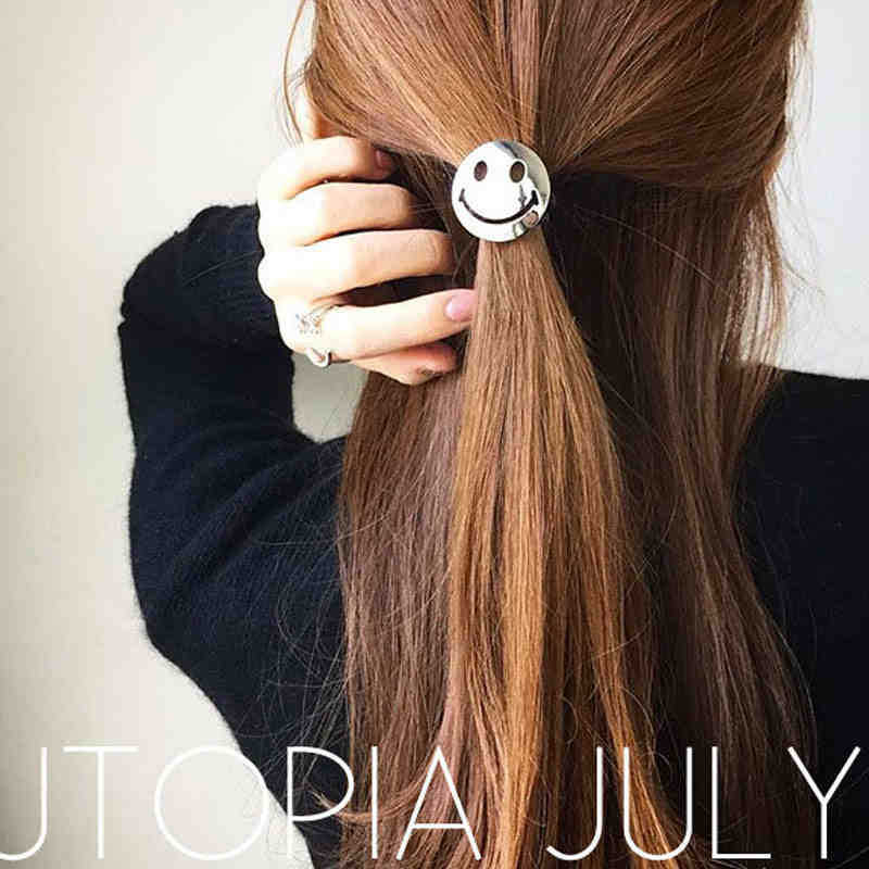 Dây cột tóc hình mặt cười