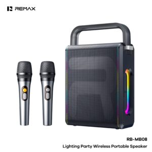 Loa karaoke bluetooth Remax RB-MB08. kèm 2 micro (G.itx2)