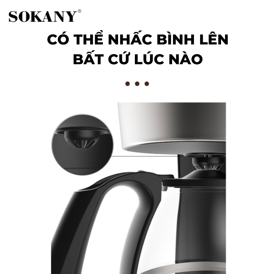 Máy Pha Cà Phê Nhỏ Giọt Tự Động SOKANY SKN-14106