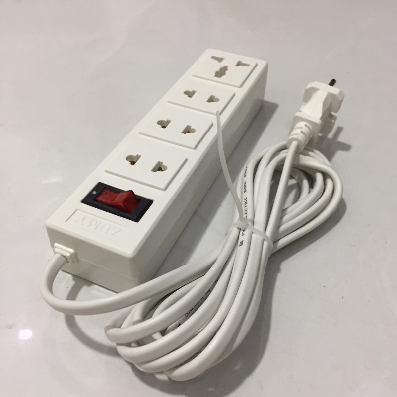 Ổ CẮM ĐIỆN HATO CÔNG TẮC 4 Ổ CẮM DÂY DÀI 3M