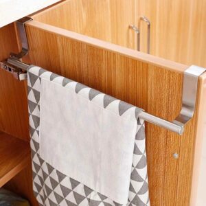 Móc treo khăn gắn cửa tủ bếp inox (6x23cm)///DL///2