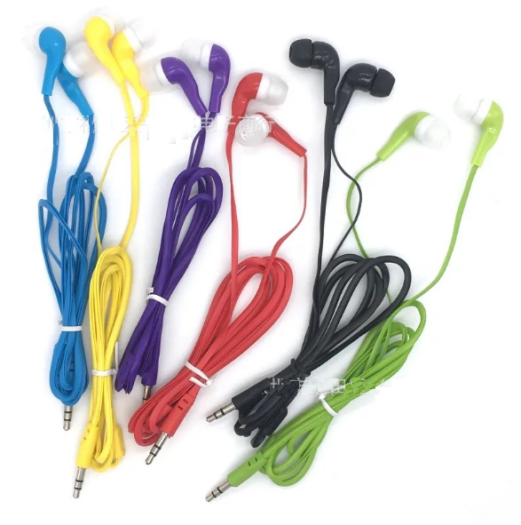 Tai Nghe Nhét Tai Nhiều Màu Cổng 3.5Mm Dây Dài 1M | Giasibienhoa.com