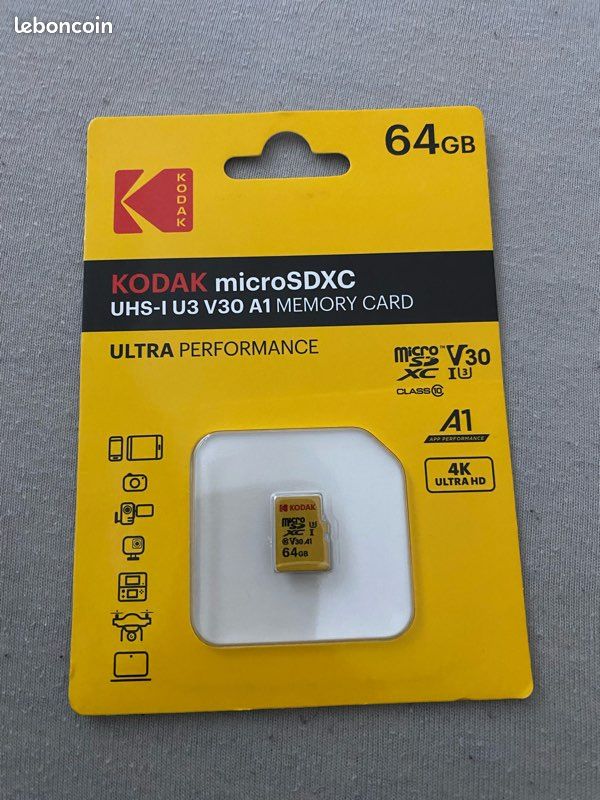 Micro sd KODAK 64GB - Accessoires informatique