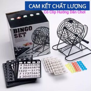 Bộ Trò Chơi Bingo Lô Tô (Lồng Sắt) Chắc Chắn