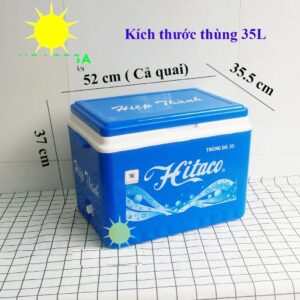 Thùng đá nhựa hiệp thành Hitaco 35 lít. G.itx2